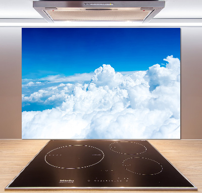 Panel lacobel Chmury z lotu ptaka