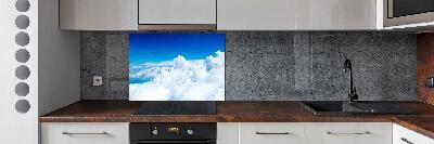 Panel lacobel Chmury z lotu ptaka