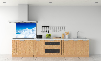 Panel lacobel Chmury z lotu ptaka