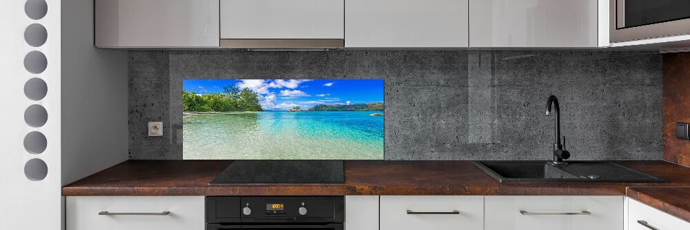 Panel do kuchni Plaża Seszele
