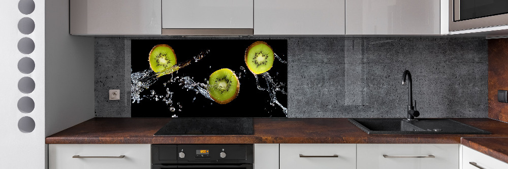 Panel dekor szkło Kiwi i woda