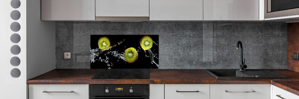 Panel dekor szkło Kiwi i woda