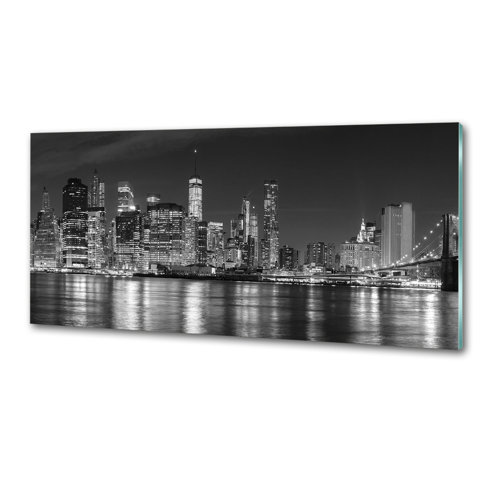 Panel do kuchni Manhattan nocą