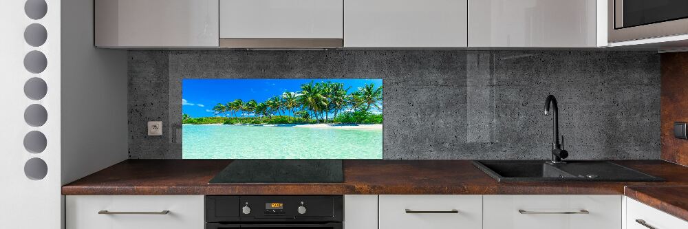 Panel do kuchni Tropikalna plaża