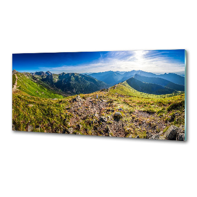 Panel do kuchni Panorama górska