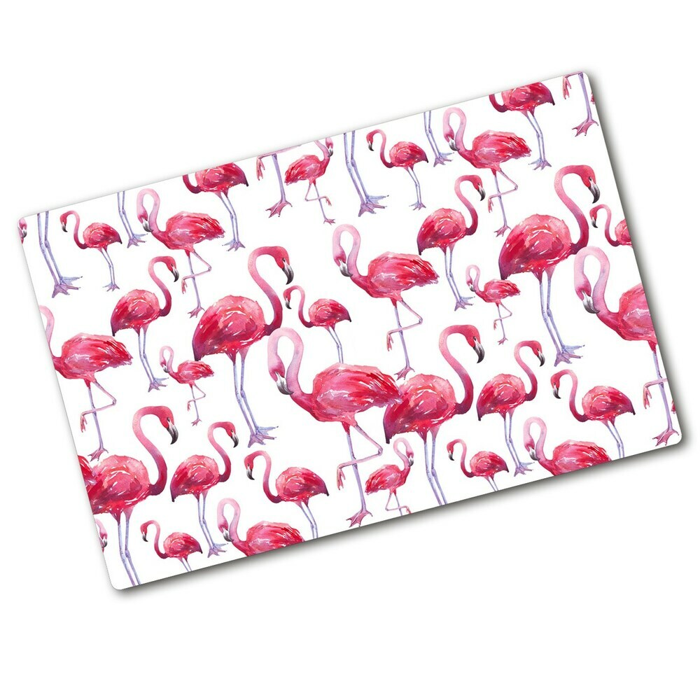 Deska kuchenna szklana Flamingi