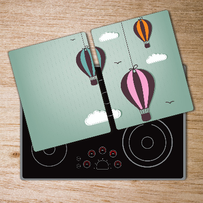 Deska do krojenia szklana Latające balony