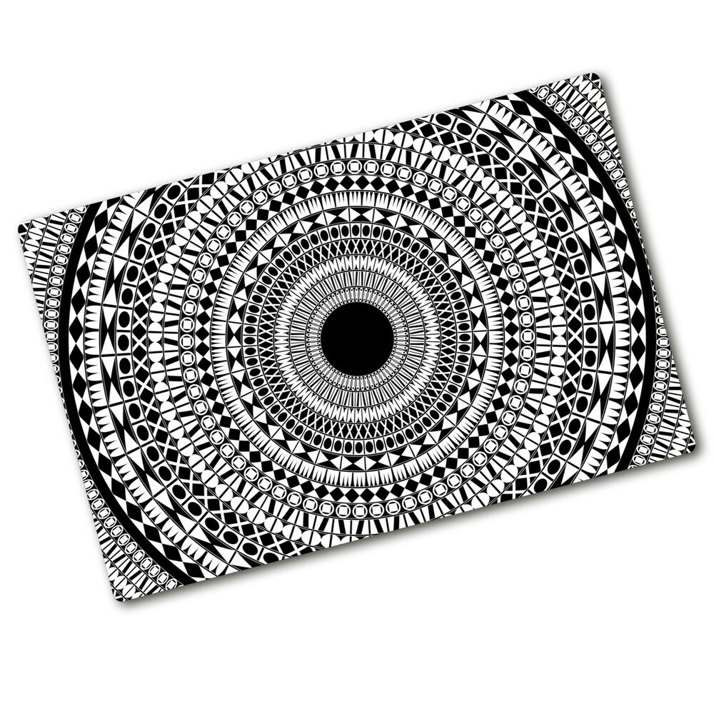Deska kuchenna szklana Ornamenty okrąg