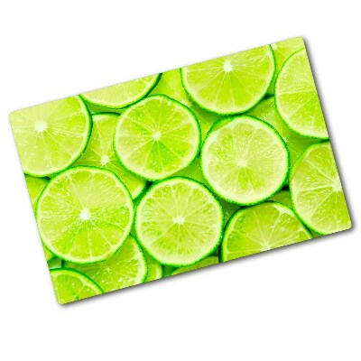 Deska kuchenna duża szklana Limonki