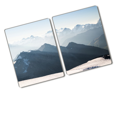 Deska kuchenna szklana Górskie szczyty