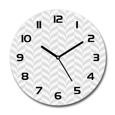 Zegar szklany okrągły Geometryczne tło