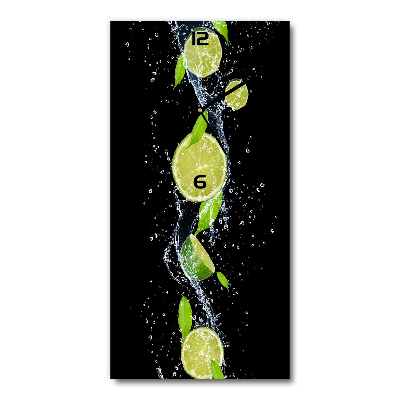 Nowoczesny zegar ścienny Limonki