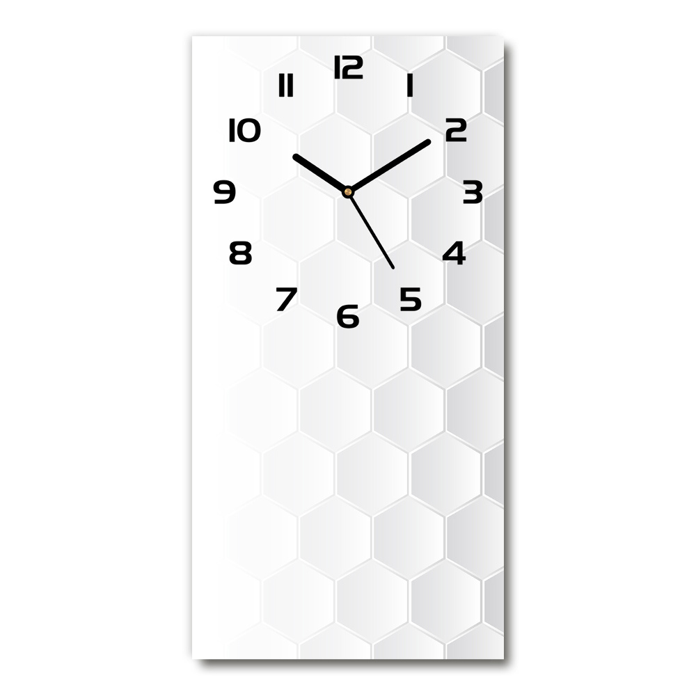 Zegar ścienny cichy Geometryczne tło