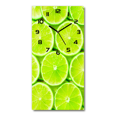 Nowoczesny zegar ścienny Limonka