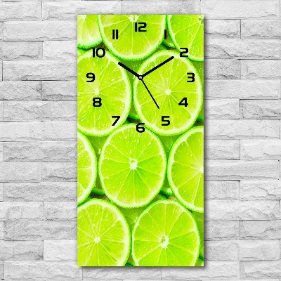 Nowoczesny zegar ścienny Limonka