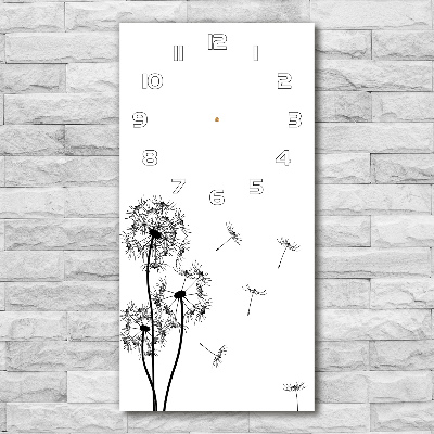 Nowoczesny zegar ścienny Dmuchawce