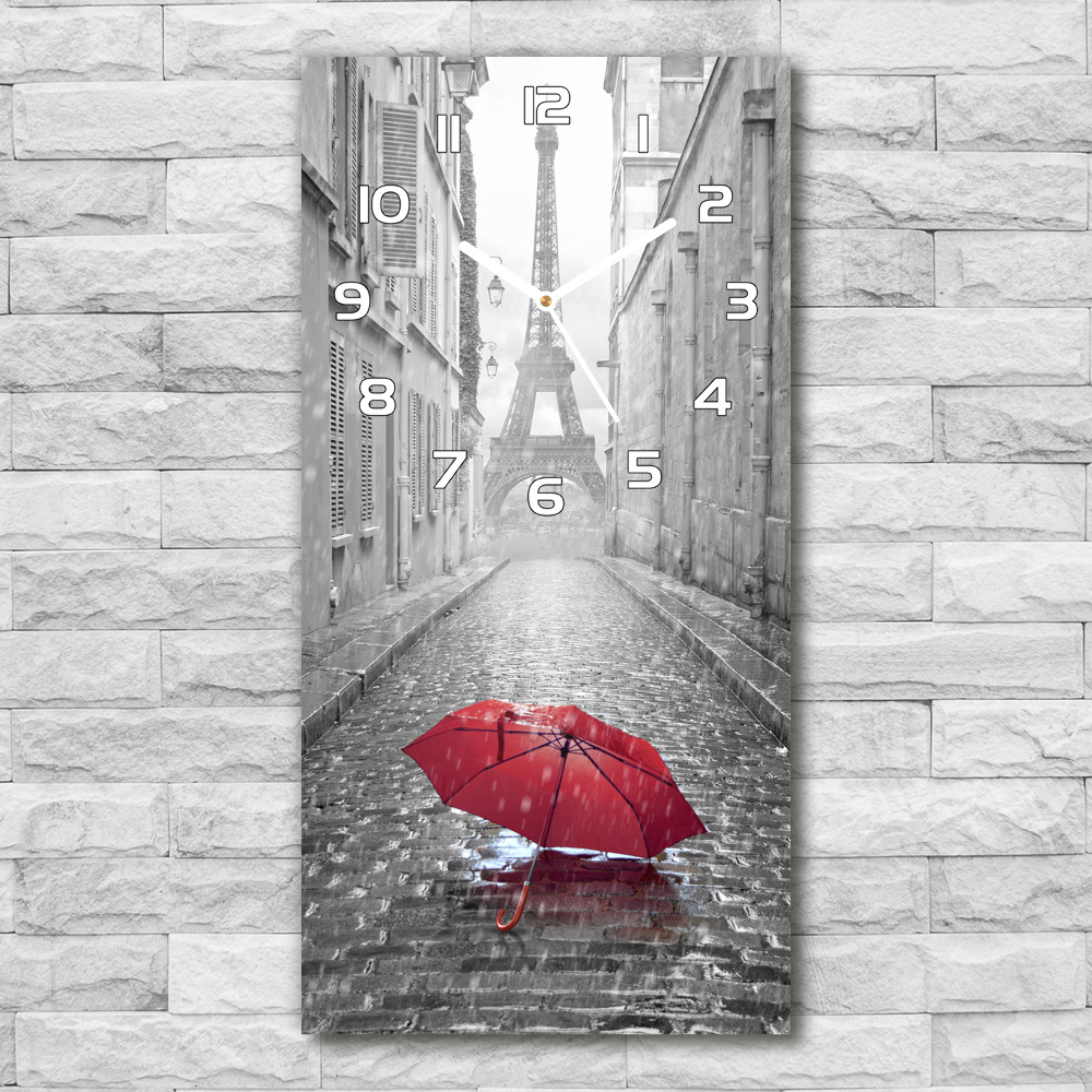 Zegar ścienny cichy Parasol Francja